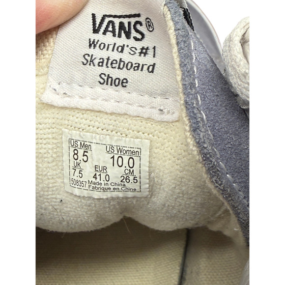 VANS SK8-Hi Off The Wall M 8.5/W 10 Granite True White High Top Sneakers main image 12